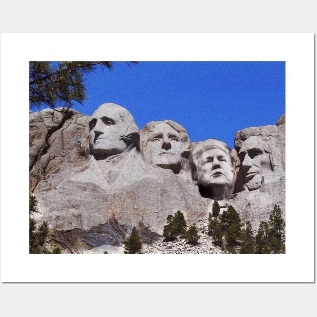 Monumental Trump on Rushmore Wall Art by silentrob668